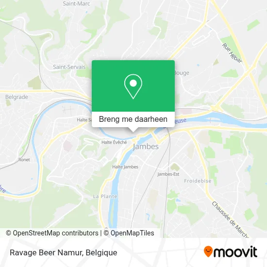 Ravage Beer Namur kaart