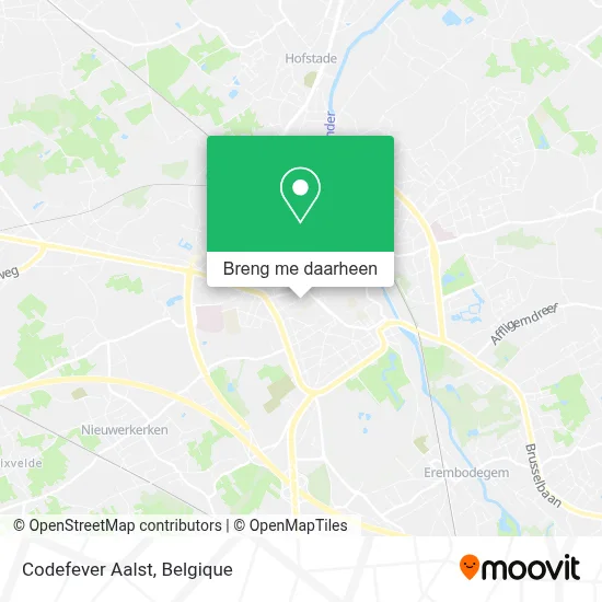 Codefever Aalst kaart