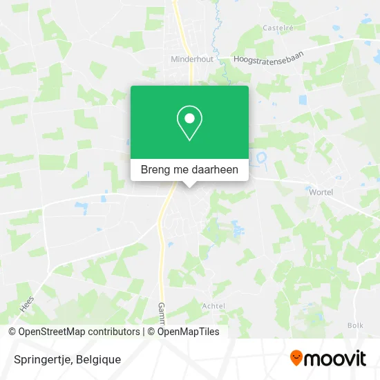 Springertje kaart