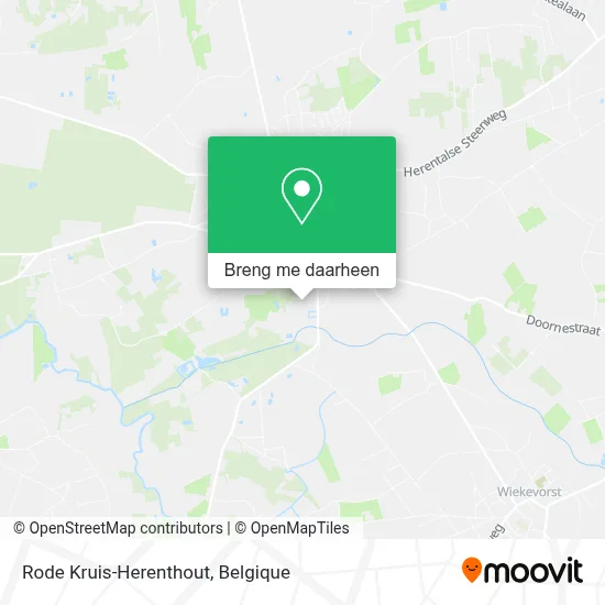 Rode Kruis-Herenthout kaart