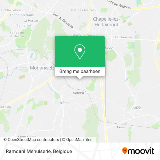 Ramdani Menuiserie kaart