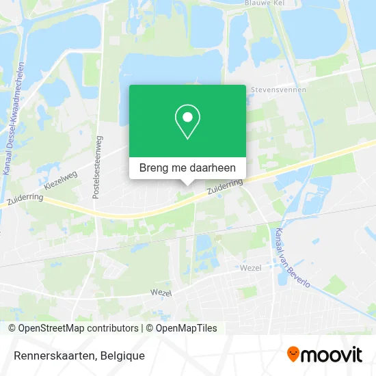 Rennerskaarten kaart