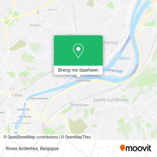 Rives Ardentes kaart