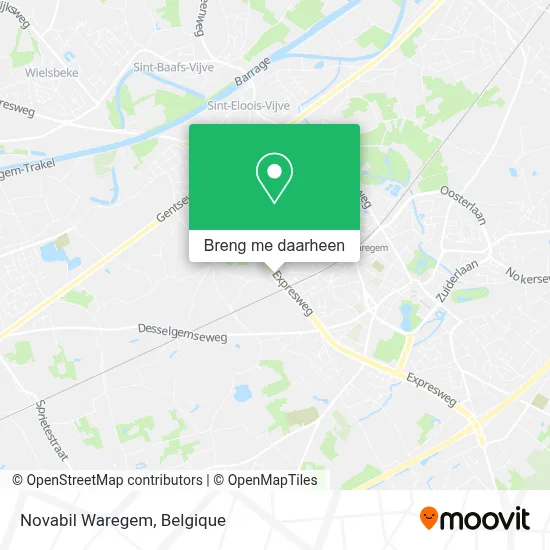 Novabil Waregem kaart