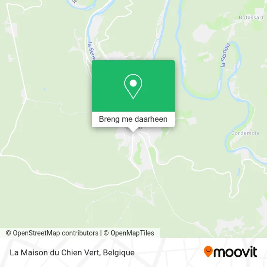 La Maison du Chien Vert kaart