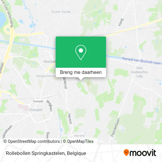 Rollebollen Springkastelen kaart