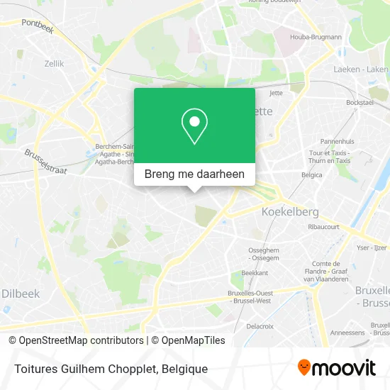 Toitures Guilhem Chopplet kaart