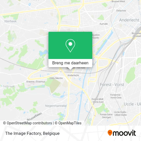 The Image Factory kaart