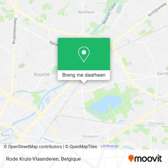 Rode Kruis-Vlaanderen kaart