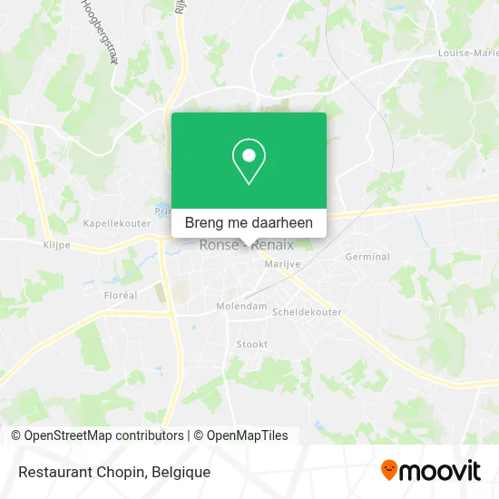 Restaurant Chopin kaart