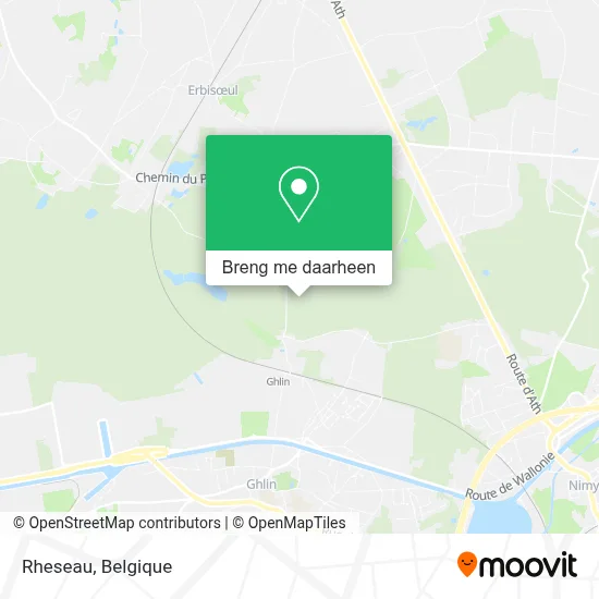 Rheseau kaart