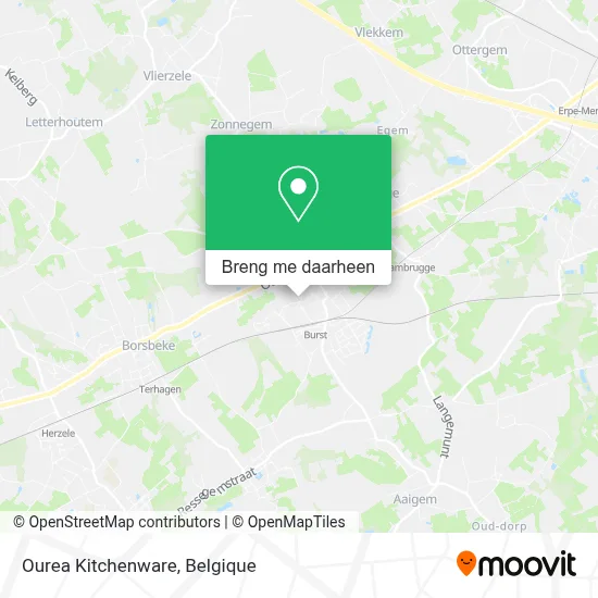 Ourea Kitchenware kaart
