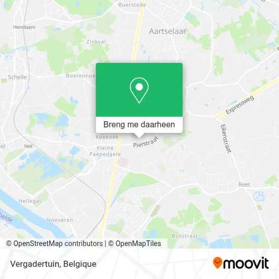 Vergadertuin kaart