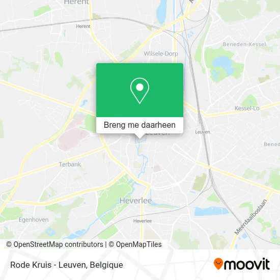 Rode Kruis - Leuven kaart