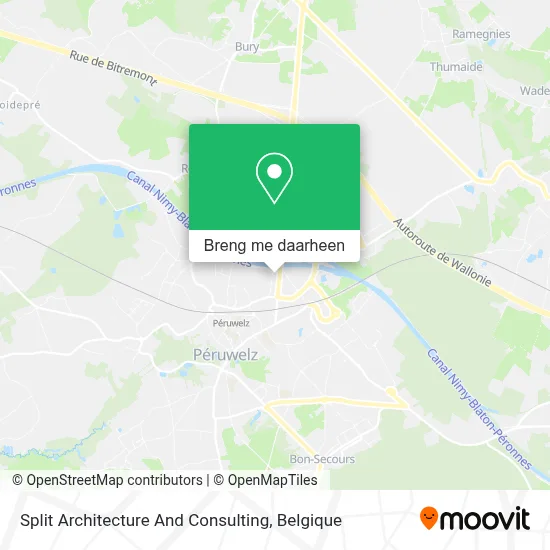 Split Architecture And Consulting kaart