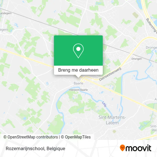 Rozemarijnschool kaart