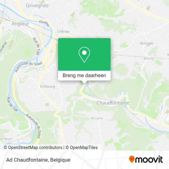 Ad Chaudfontaine kaart