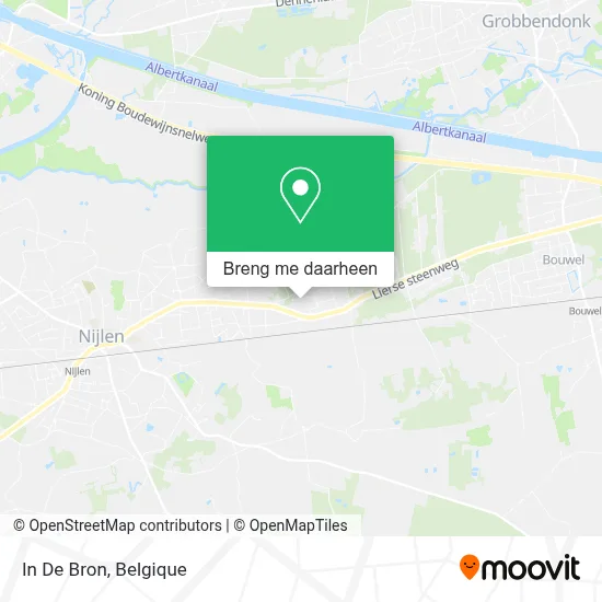 In De Bron kaart