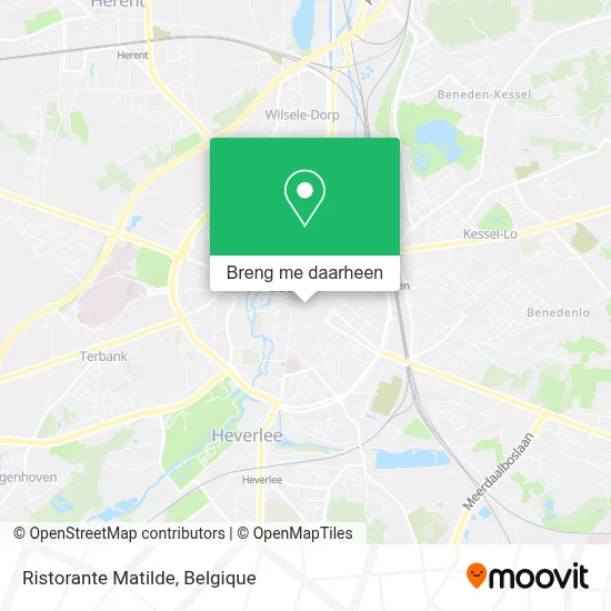 Ristorante Matilde kaart