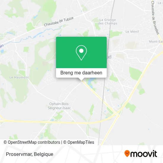 Proservmar kaart