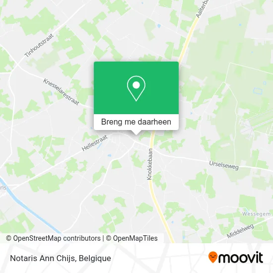 Notaris Ann Chijs kaart