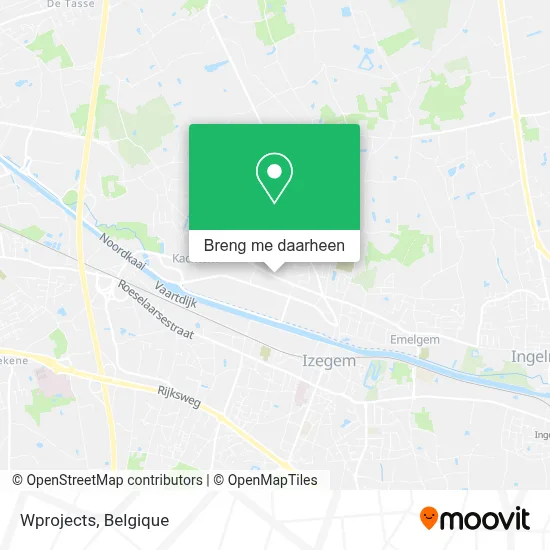 Wprojects kaart