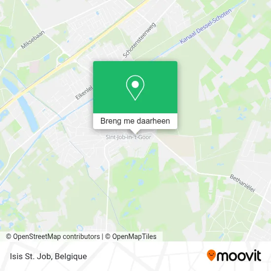 Isis St. Job kaart