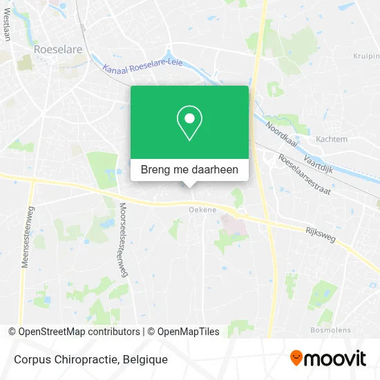 Corpus Chiropractie kaart