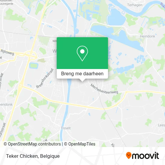 Teker Chicken kaart