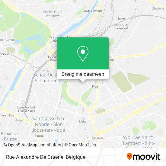Rue Alexandre De Craene kaart