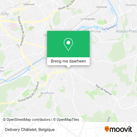 Delivery Châtelet kaart