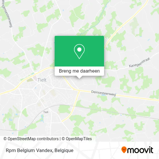 Rpm Belgium Vandex kaart