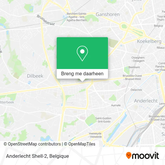 Anderlecht Shell-2 kaart