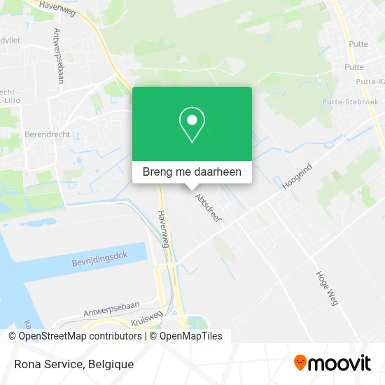 Rona Service kaart