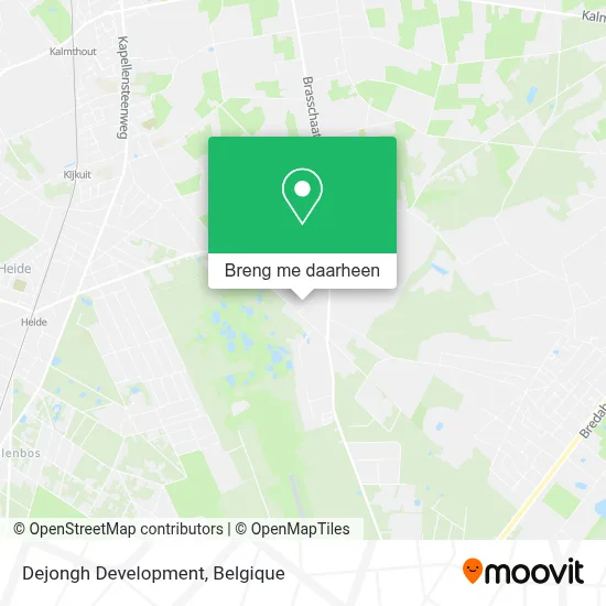 Dejongh Development kaart