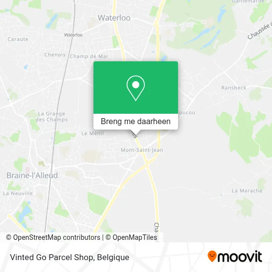 Vinted Go Parcel Shop kaart