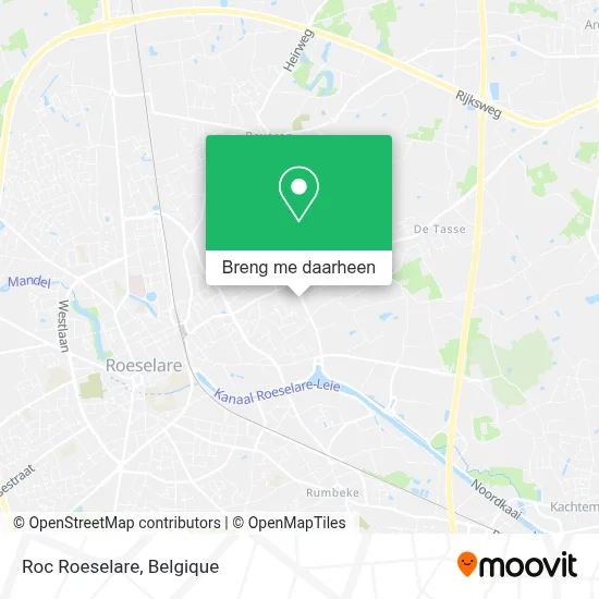 Roc Roeselare kaart