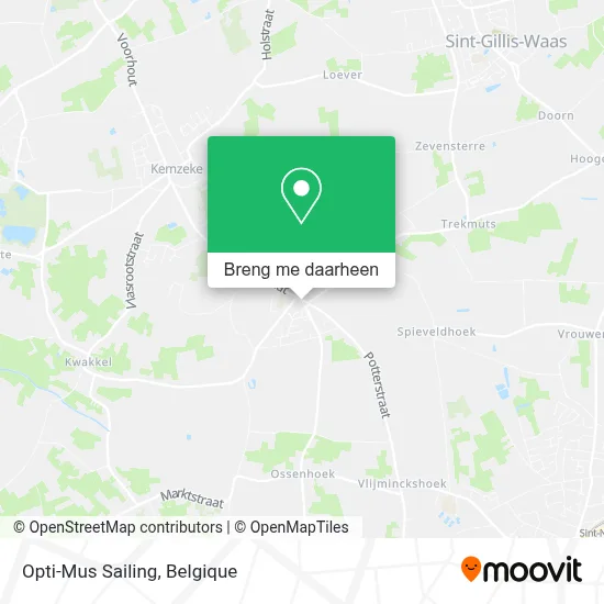 Opti-Mus Sailing kaart
