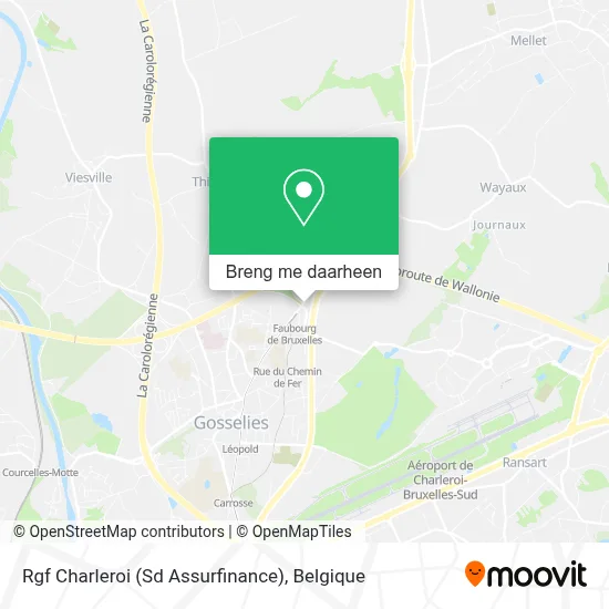 Rgf Charleroi (Sd Assurfinance) kaart