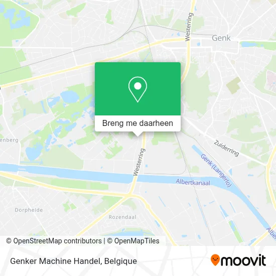 Genker Machine Handel kaart