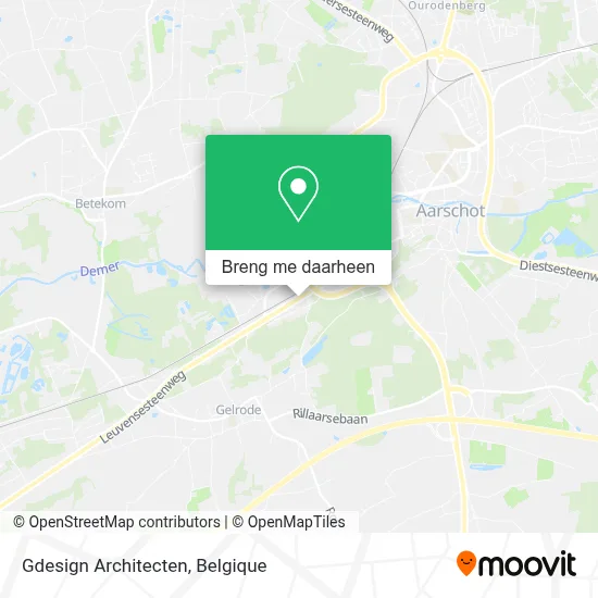 Gdesign Architecten kaart