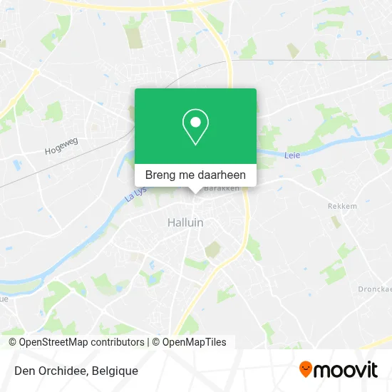 Den Orchidee kaart