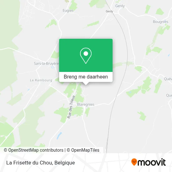 La Frisette du Chou kaart