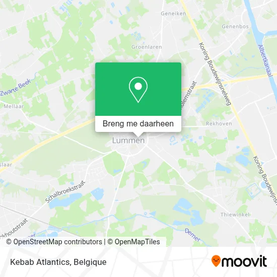 Kebab Atlantics kaart