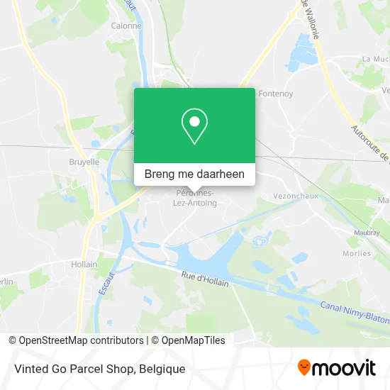 Vinted Go Parcel Shop kaart