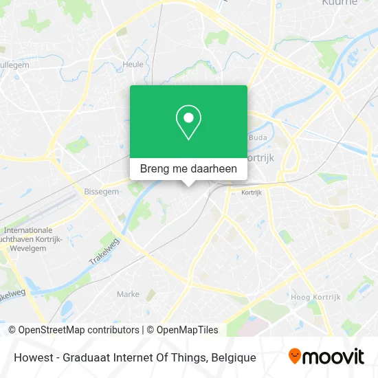 Howest - Graduaat Internet Of Things kaart
