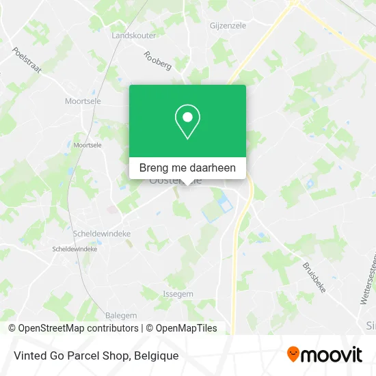 Vinted Go Parcel Shop kaart