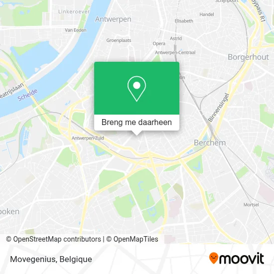 Movegenius kaart