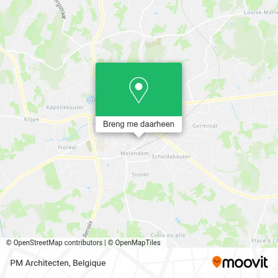 PM Architecten kaart