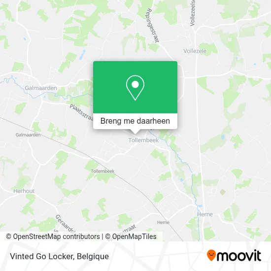 Vinted Go Locker kaart